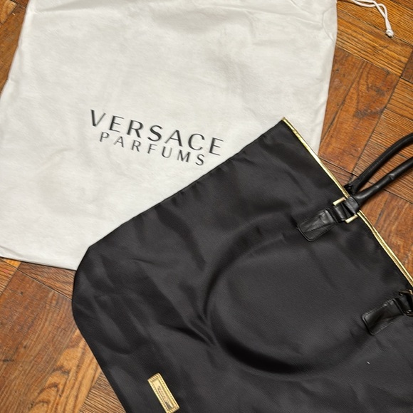 BNWOT VERSACE PARFUMS Tote Bag with pouch - Picture 5 of 12